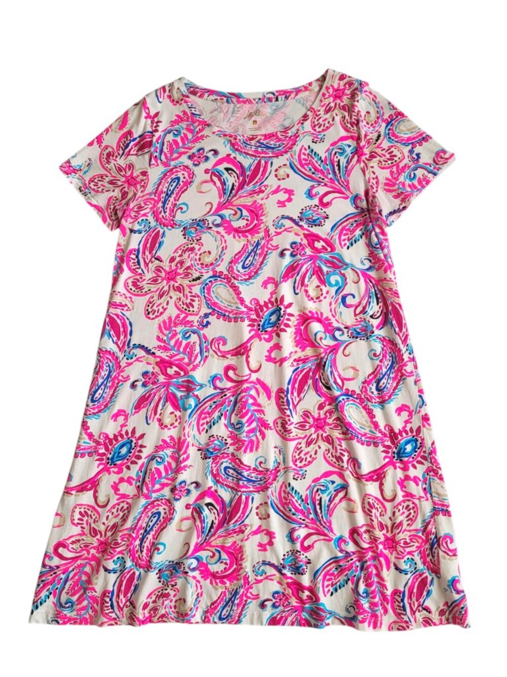 Lilly Pulitzer Cody Swing Dress Coconut Flitting About L